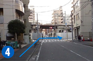 京急線「戸部」駅から当院までの道順4