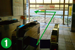 相鉄線「平沼橋」駅から当院までの道順1